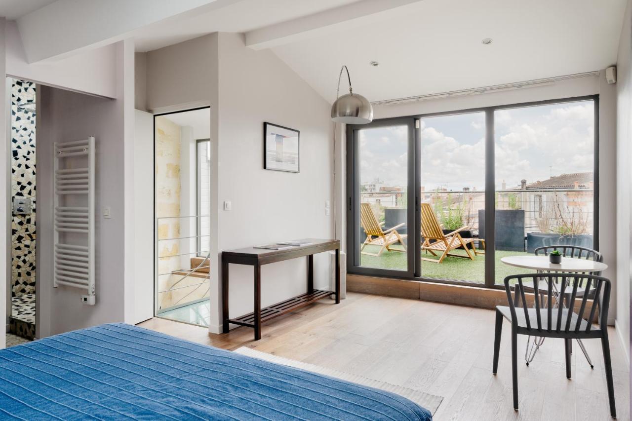 Edgar Suites - Bordeaux Meriadeck Eksteriør bilde